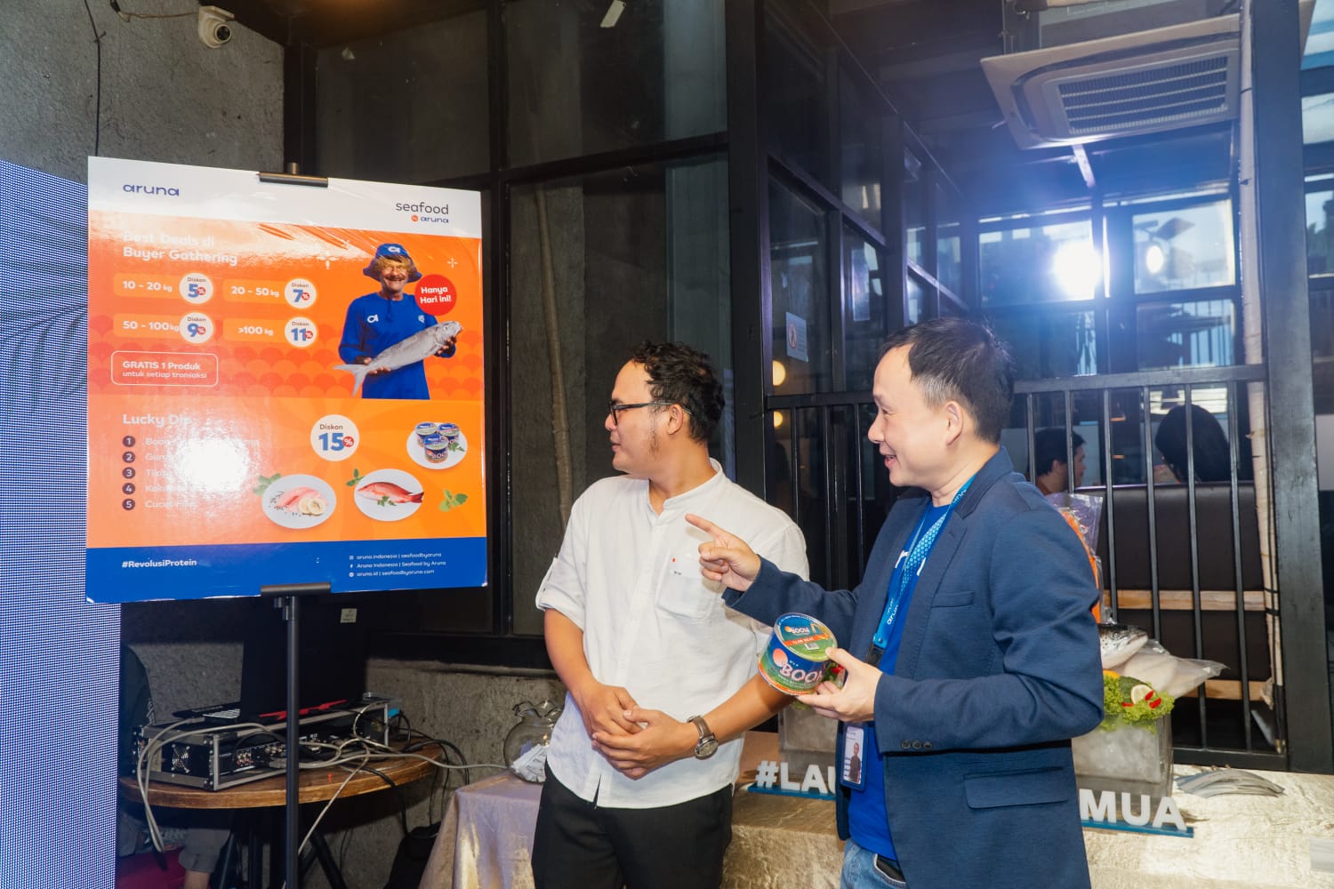 Buyer Gathering dan Lelang Ikan Aruna