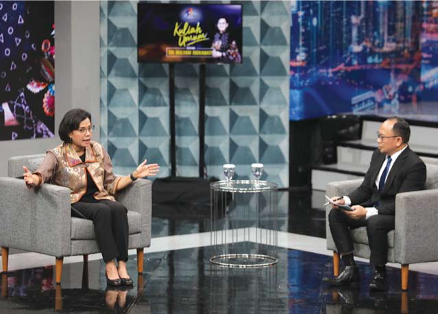 Kuliah Umum Menkeu Sri Mulyani dan Menteri Investasi Bahlil Lahadalia dalam rangka HUT-53 Media Indonesia