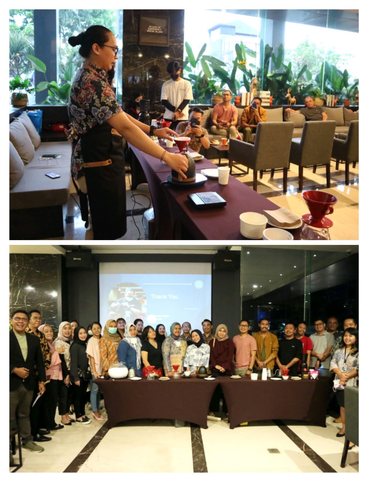 Peserta antusias mengikuti workshop kopi di Grand Tjokro Bandung