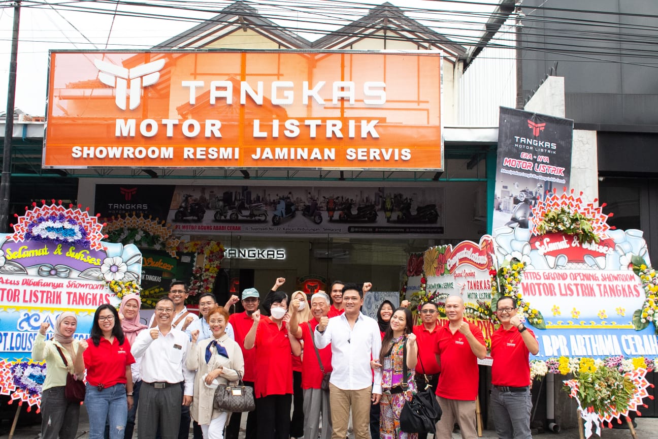 PT The Agung Pamungkas (Tangkas) resmi membuka showroom di Kota Semarang, Jawa Tengah pada Kamis (16/2).