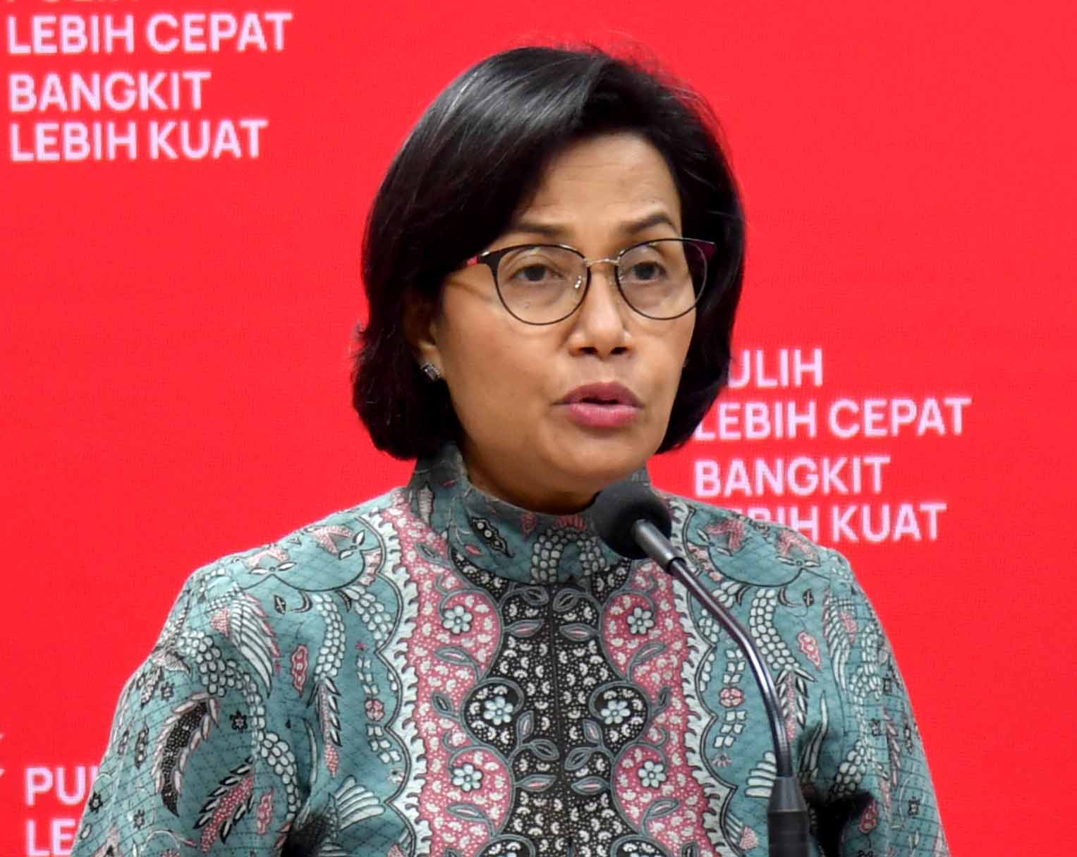 Menteri Keuangan Sri Mulyani Indrawati.