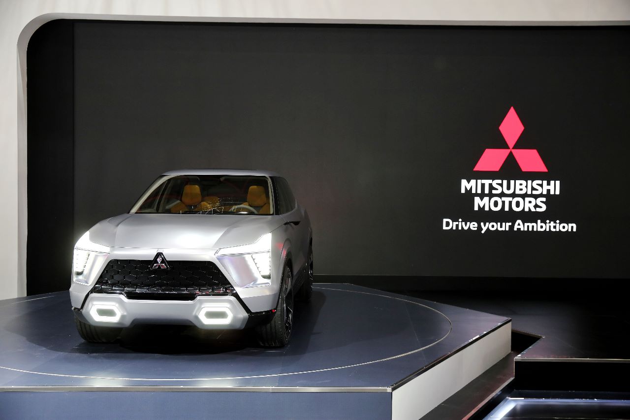 Mitsubishi XFC Concept, sebuah mobil konsep compact SUV terbaru dari Mitsubishi Motors, yang dipamerkan di IIMS 2023. 