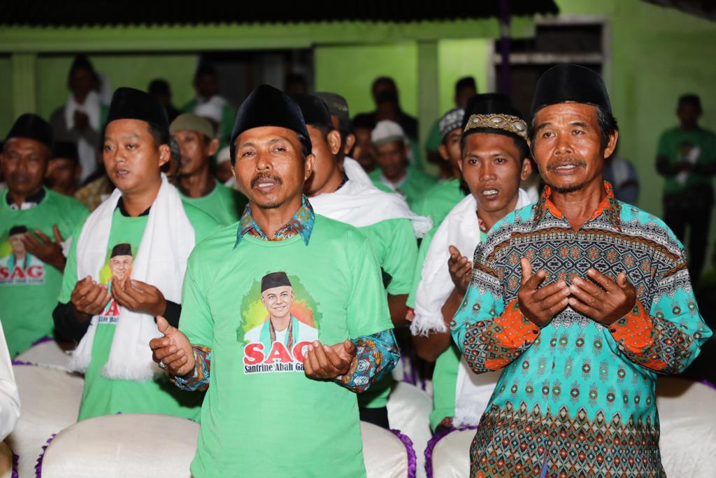 Doa bersama untuk kemaslahatan bangsa dan negara di Ponpes Subulussalam 2, Kec. Lempuing, Kabupaten Ogan Komering Ilir (OKI).