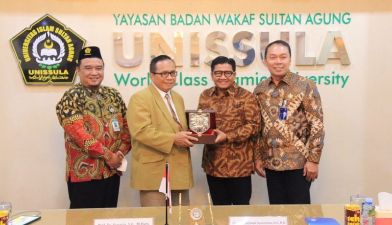 Kerja sama antara Jasa Raharja dan Unissula tentang keselamatan lalu lintas