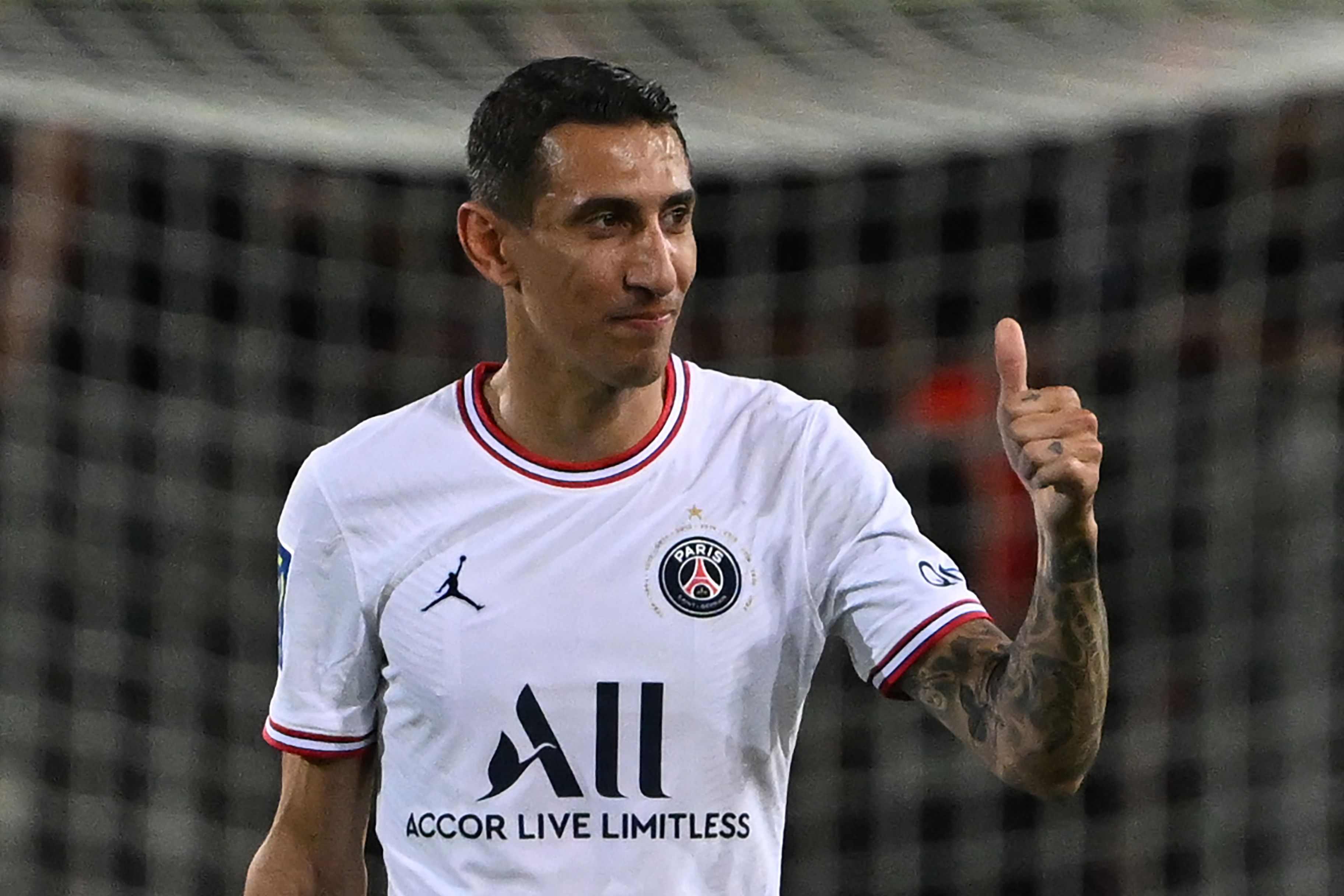 Angel Di Maria kala masih berseragam Paris Saint-Germain