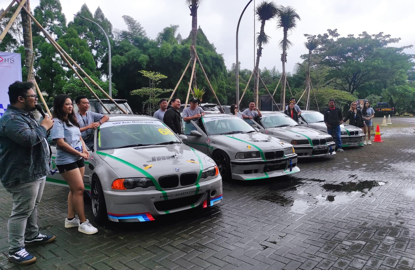  Peluncuran tim SAV Acer Motorsport di ISSOM 2023, Sentul, Jawa Barat, Minggu (26/2/2023).