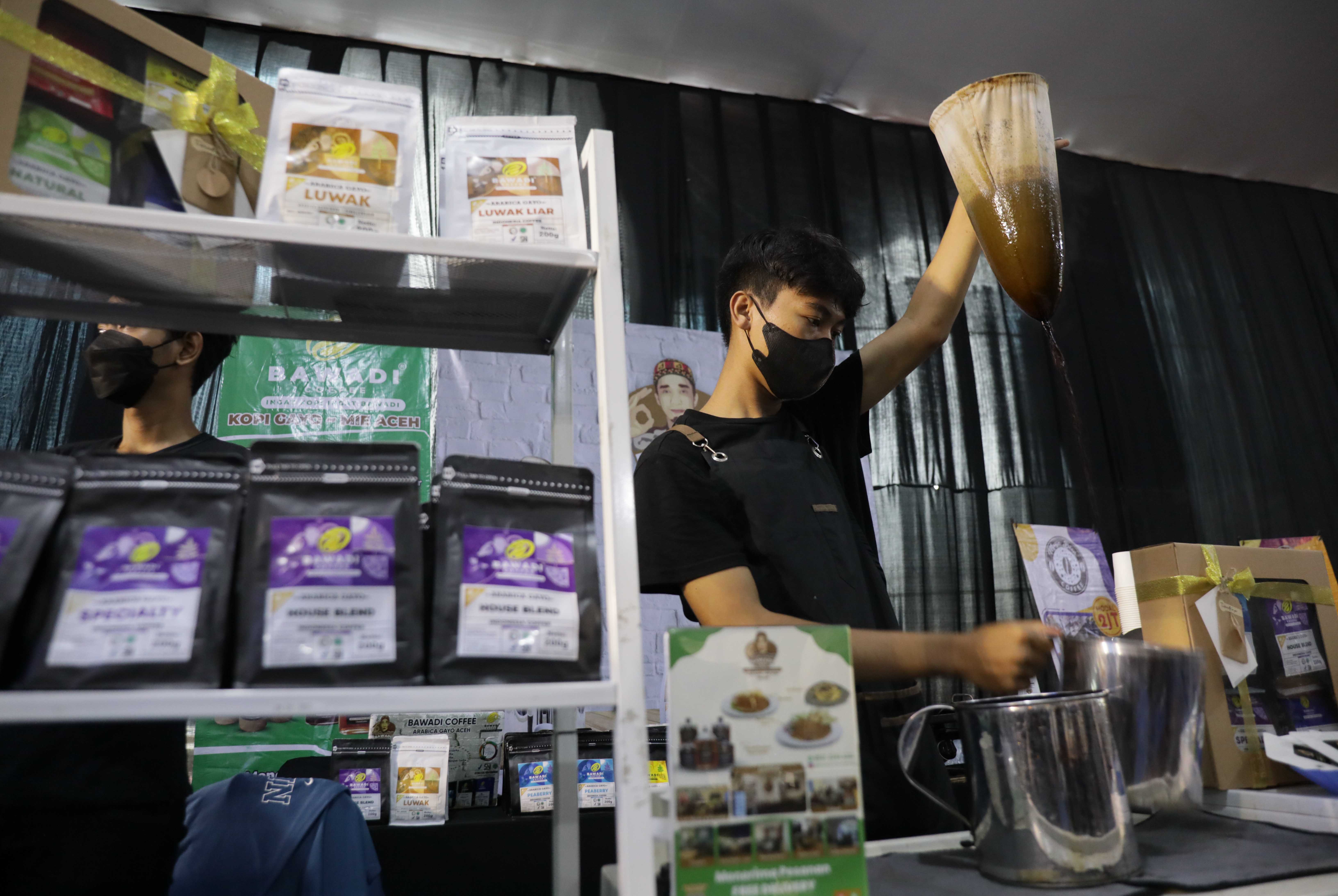 Kedai BAwadi Coffee di Festival Kopi Nusantara memperingati HUT ke-53 Media Indonesia