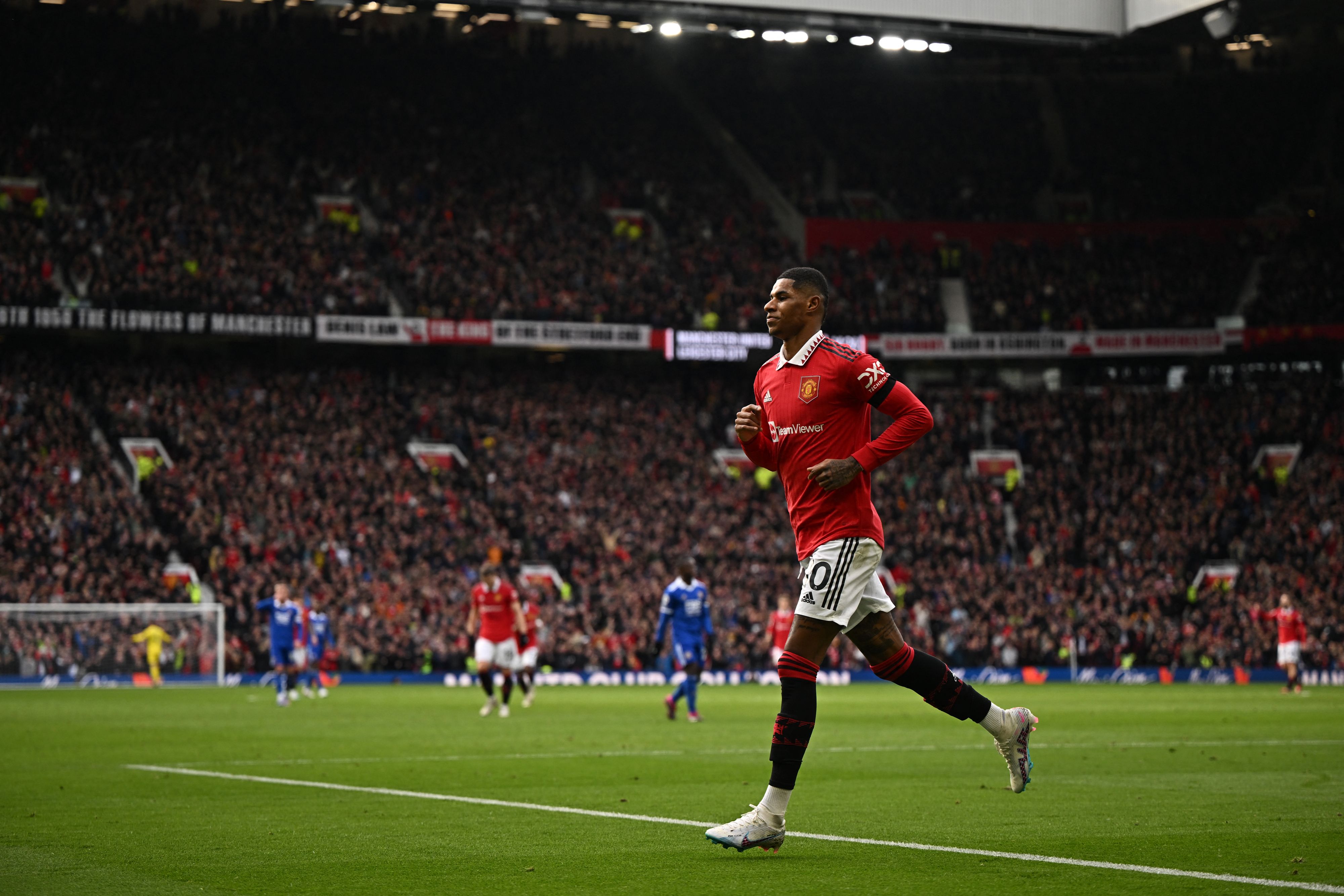 Rashford Cetak Dua Gol, MU Tekuk Leicester