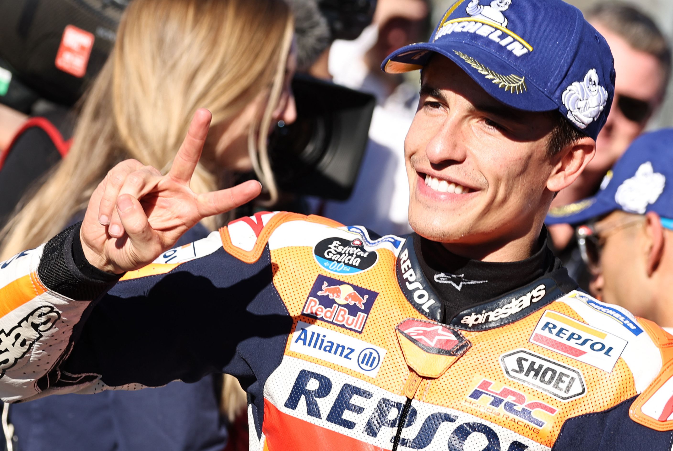 Pembalap Repsol Honda Marc Marquez
