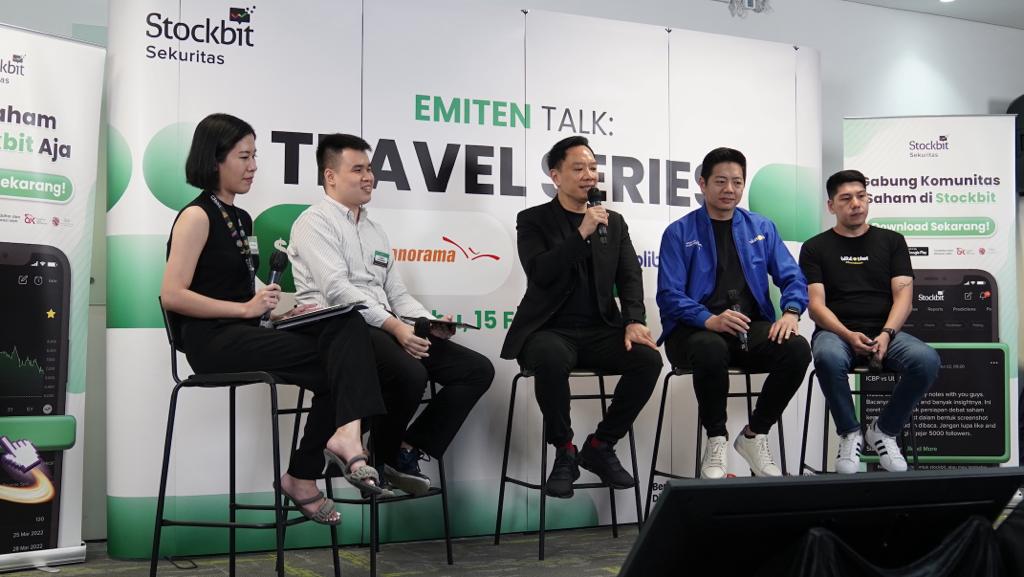 Acara Emiten Talks yang diadakan Stockbit Sekuritas di Jakarta, babru-baru ini. 
