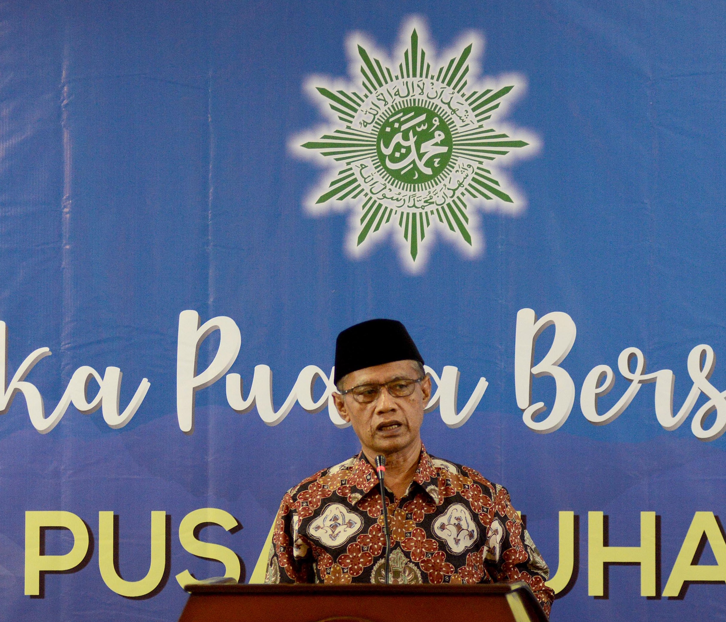 Ketua Umum Pimpinan Pusat (PP) Muhammadiyah, Haedar Nashir.