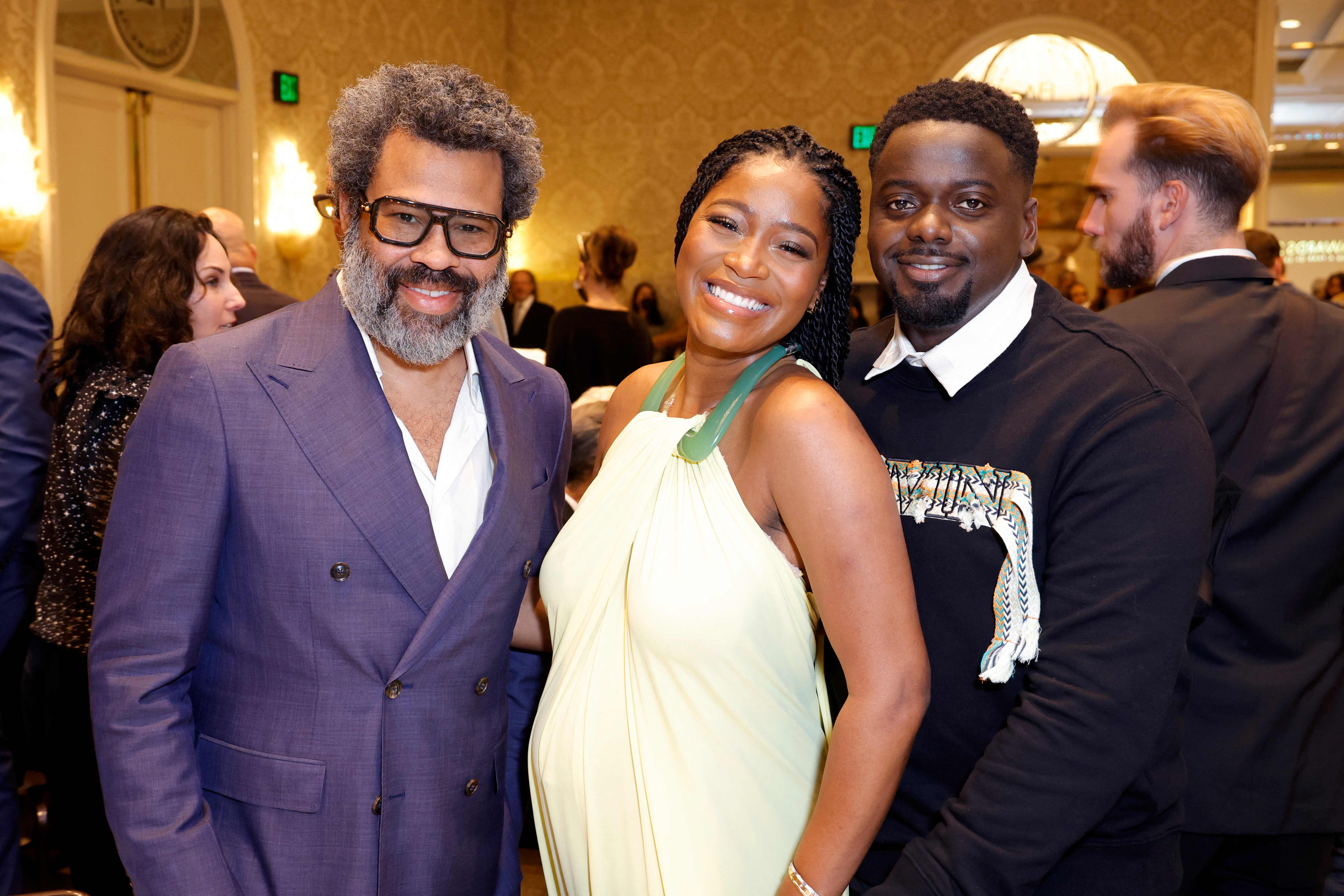 Keke Palmer (tengah) saat hamil