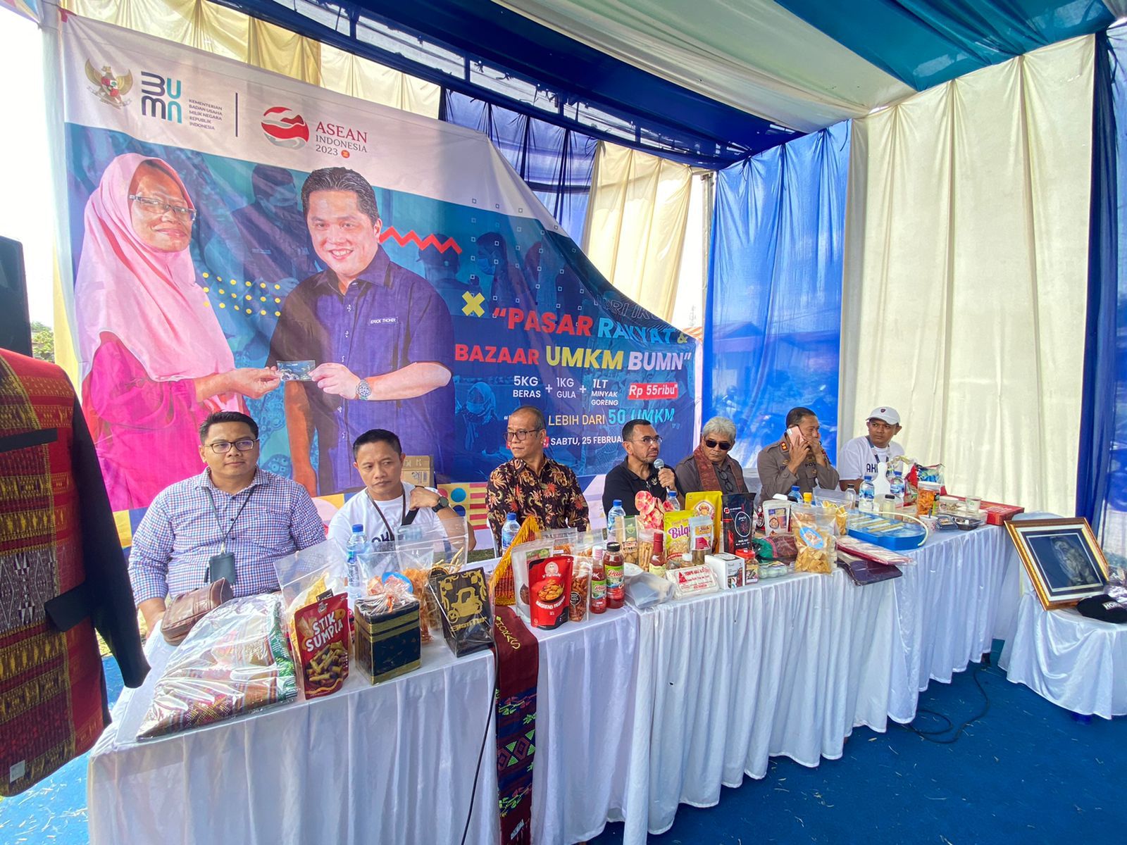 Bazaar UMKM di Pematang Siantar, Sumut