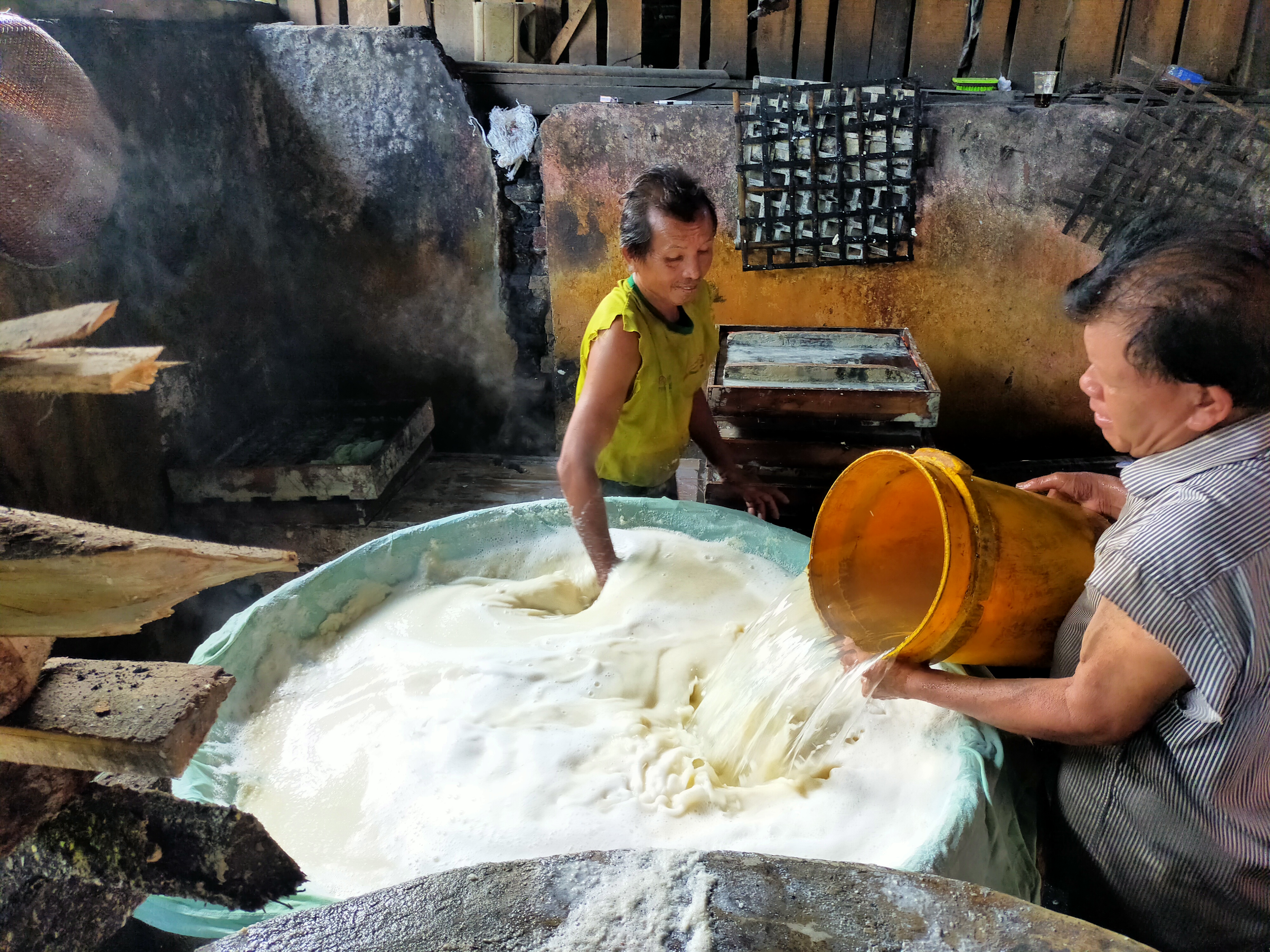 Ilustrasi produksi tahu