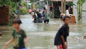 Ilustrasi banjir Jakarta