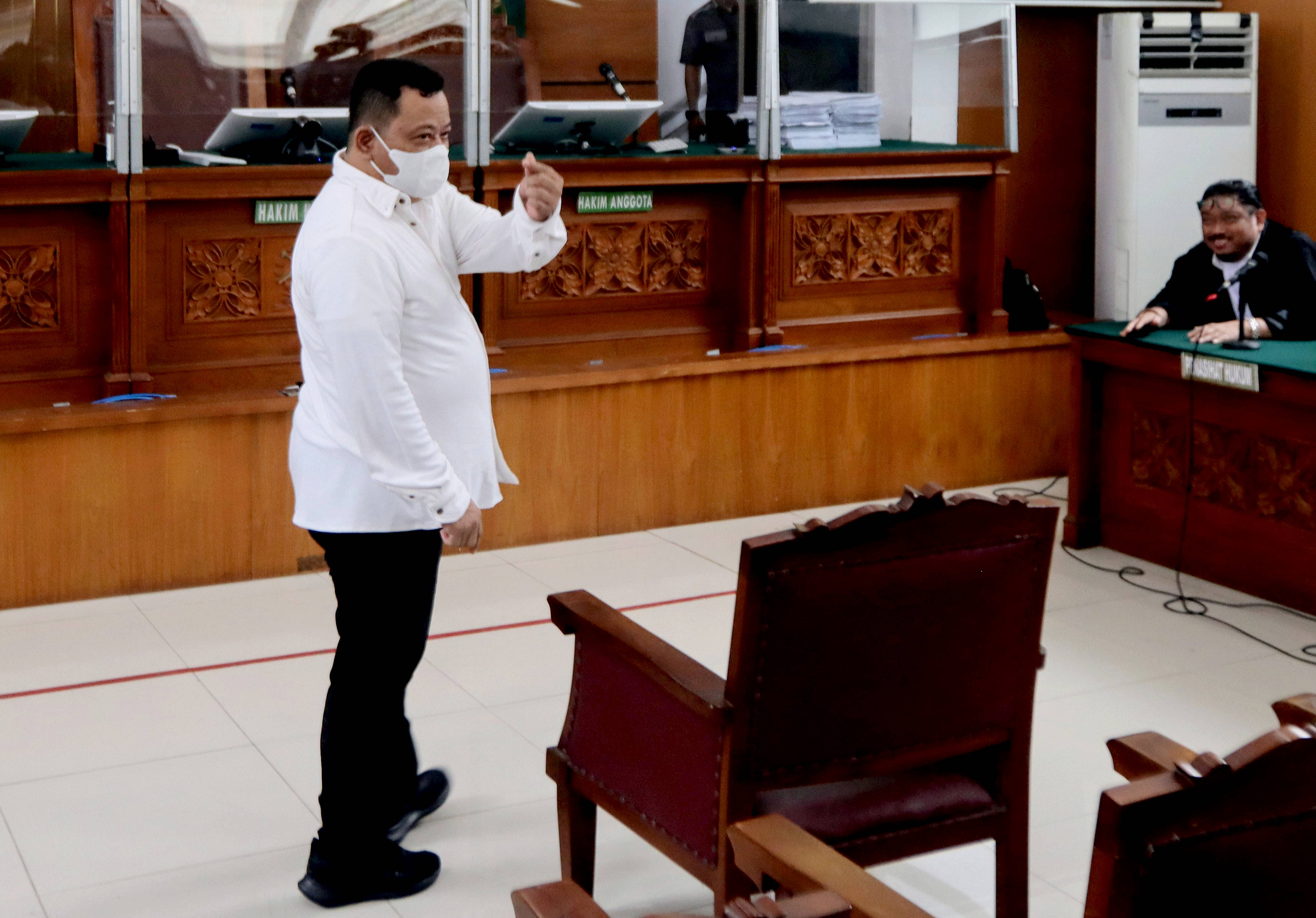 Kuat Ma'ruf menjalani sidang vonis dalam kasus pembunuhan Brigadir Yosua Hutabarat, di Pengadilan Negeri Jakarta Selatan (14/2/2023).