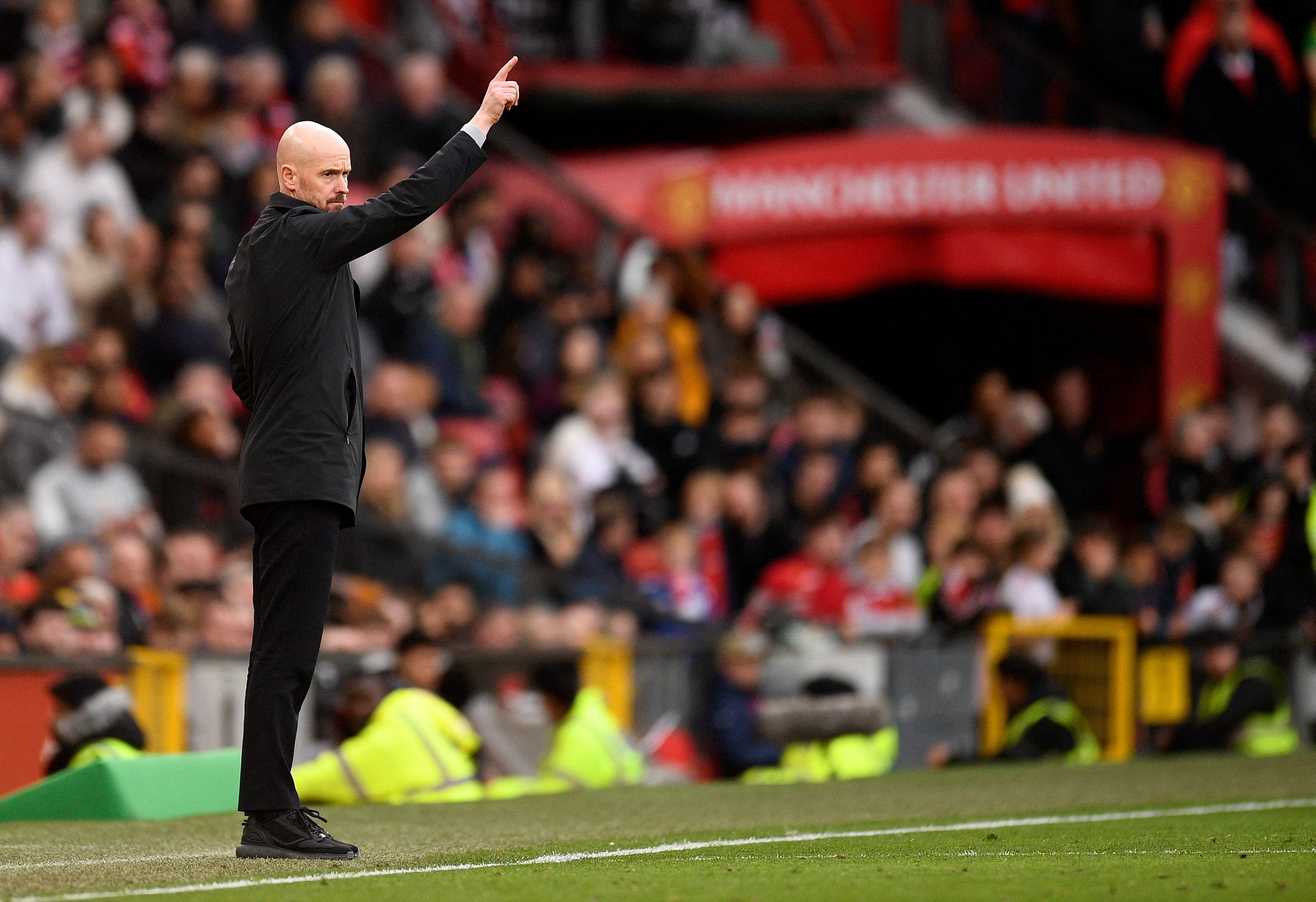 Pelatih Manchester United Erik ten Hag