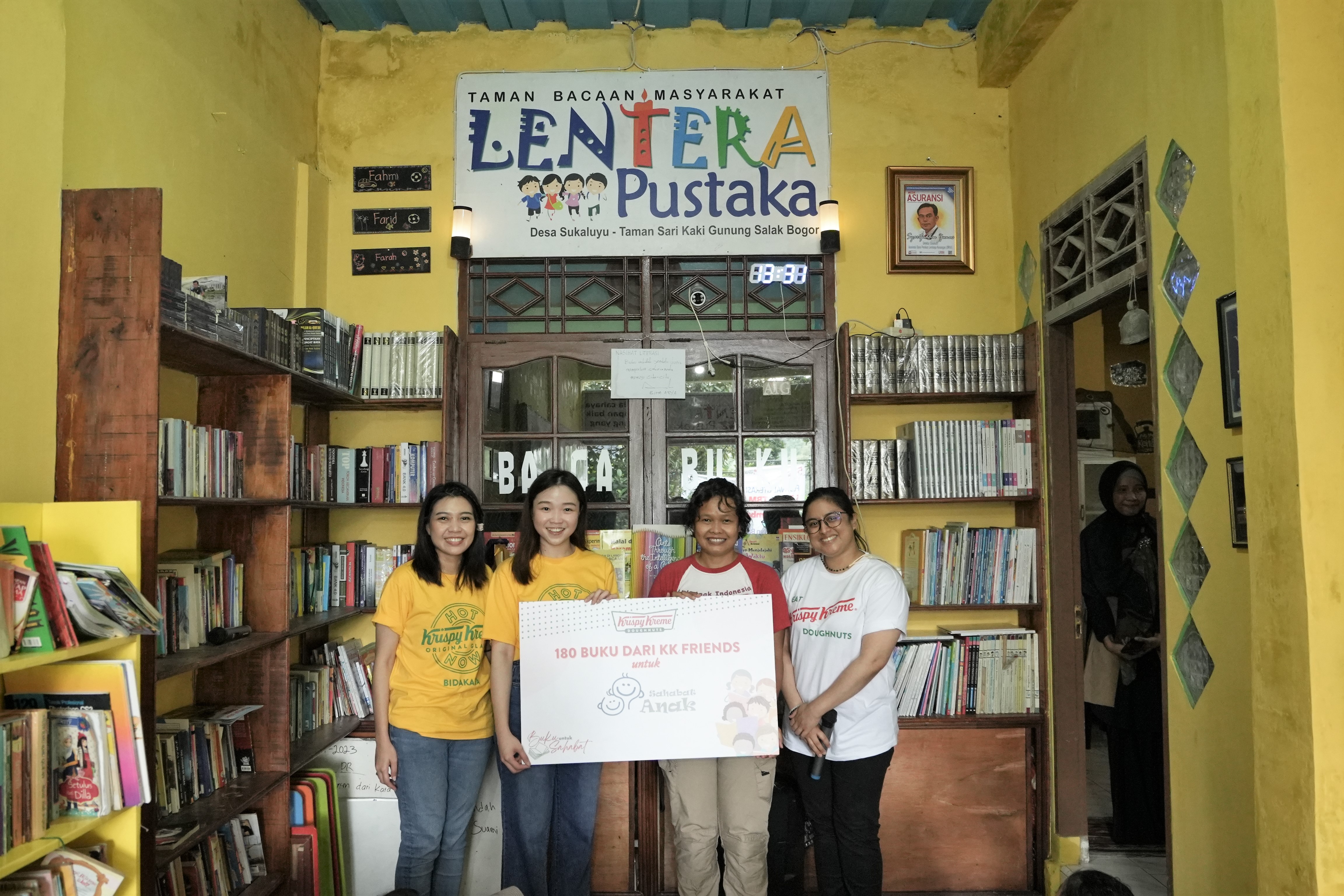 Buku untuk Sahabat, Inisiatif Krispy Kreme Bantu Anak Kurang Mampu Miliki Akses Membaca Buku