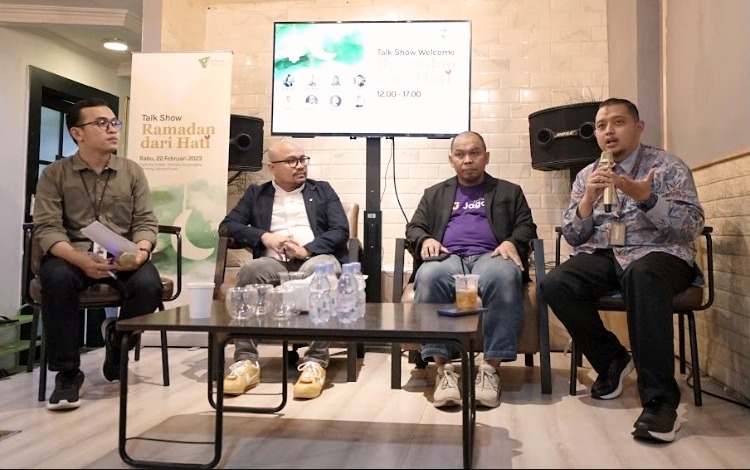 Para pembicara dalam diskusi di Jakarta, Rabu (22/2).