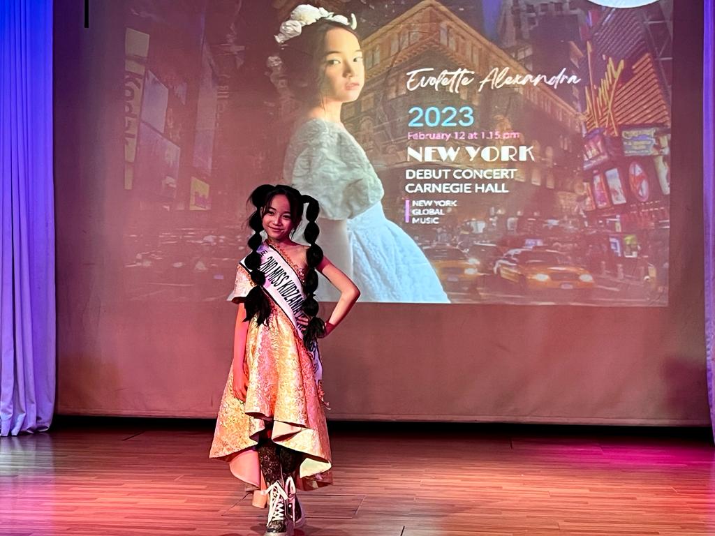 Evolette siap tampil di Carnegie Hall New York City, AS, pada Minggu,12 Februari 2023,