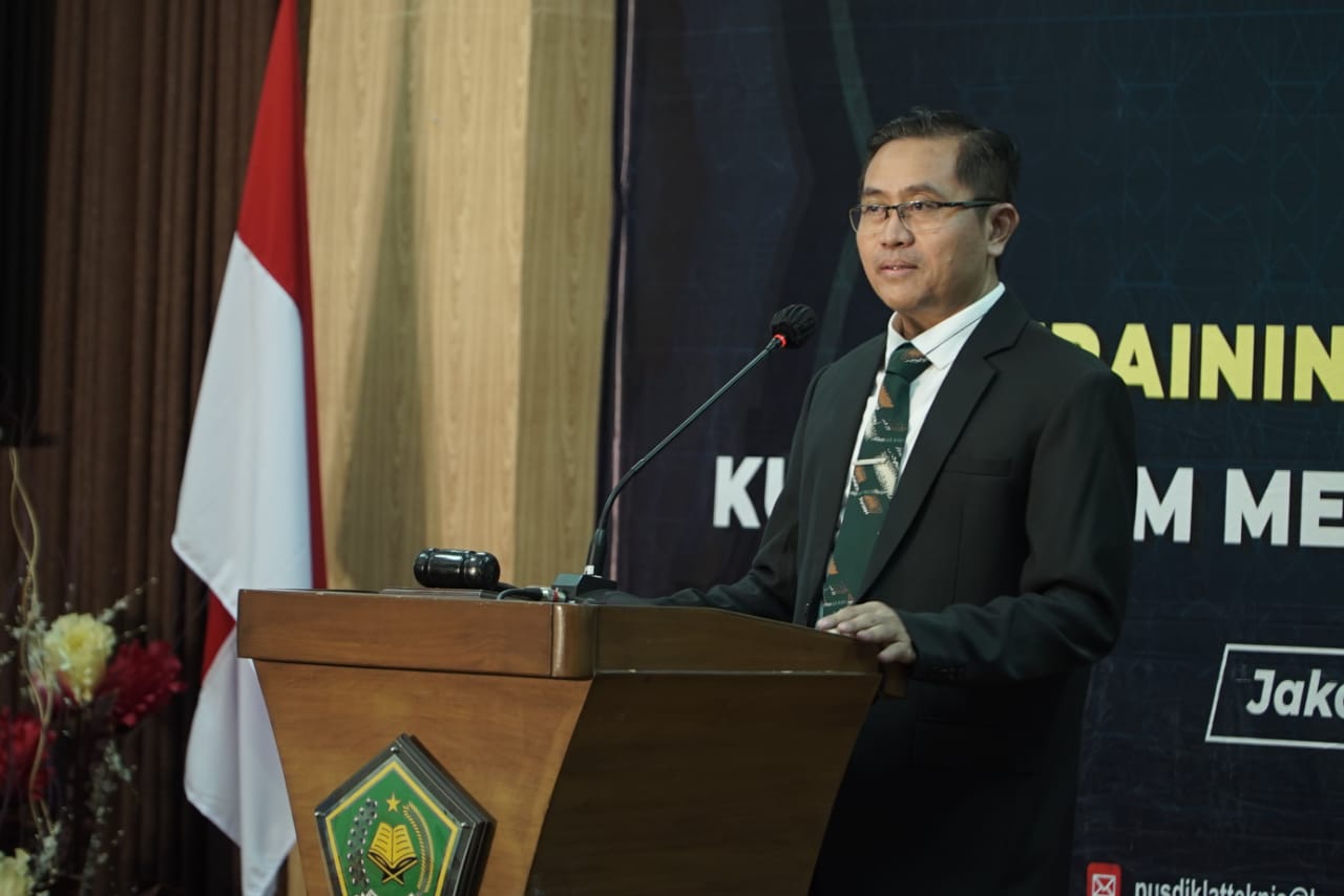 Kepala Pusdiklat Teknis Kemenag Mastuki.