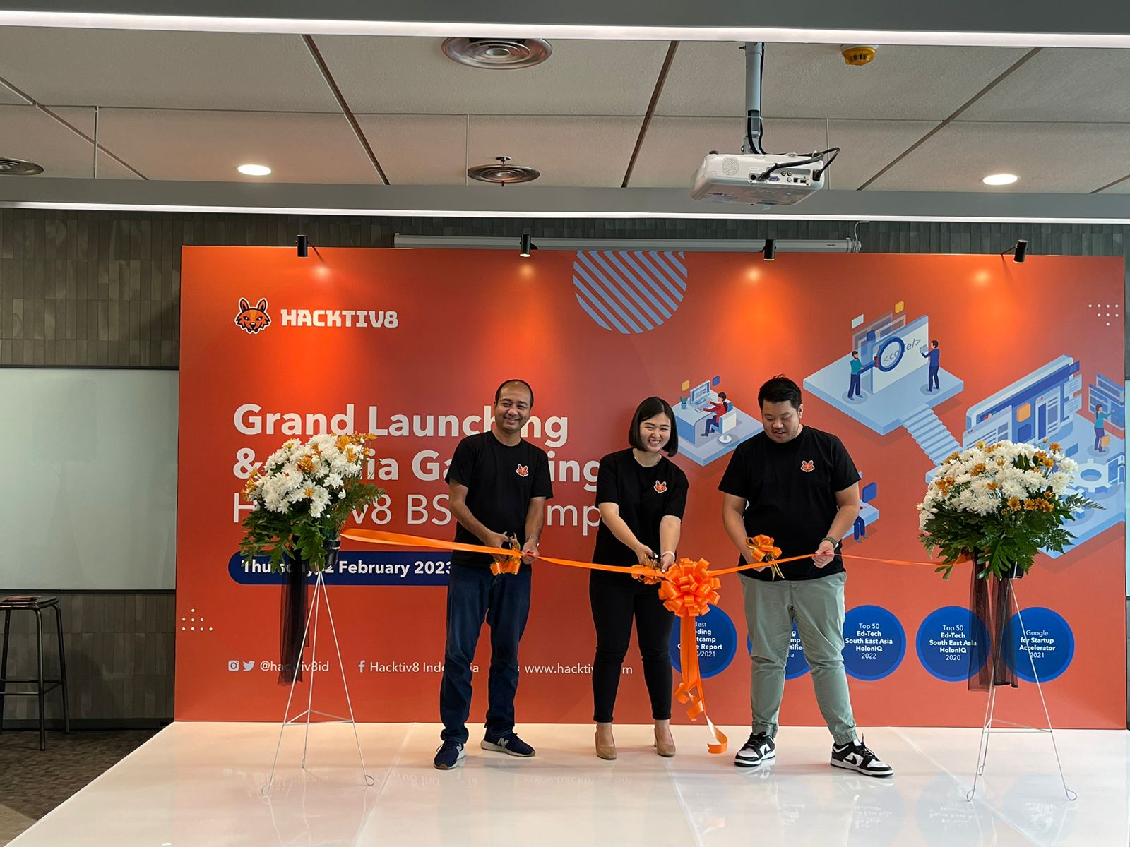 Peresmian fasilitas coding bootcamp Hactiv8 di BSD, tangerang, Banten