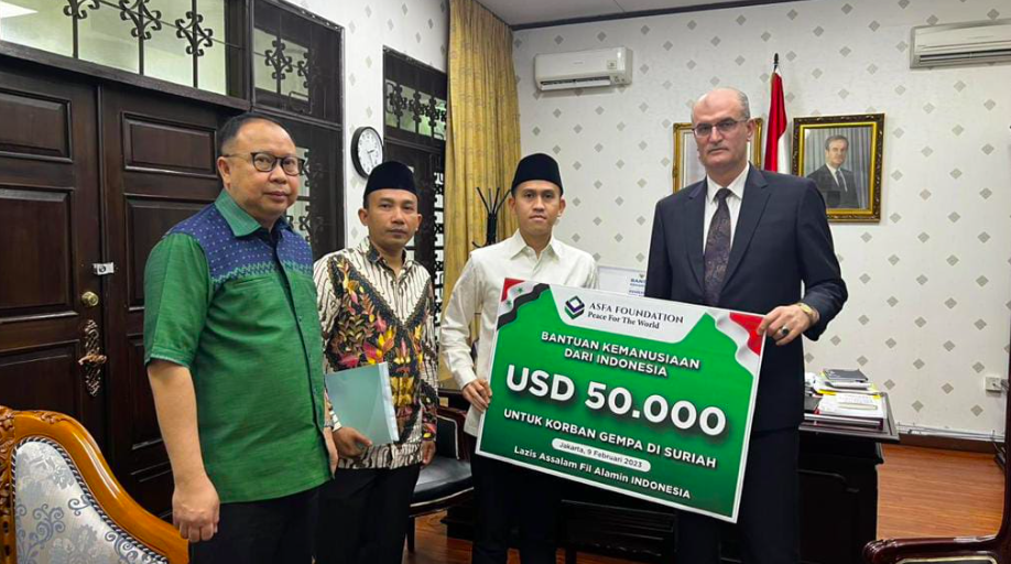 ASFA Salurkan Bantuan untuk Korban Gempa Turki dan Suriah