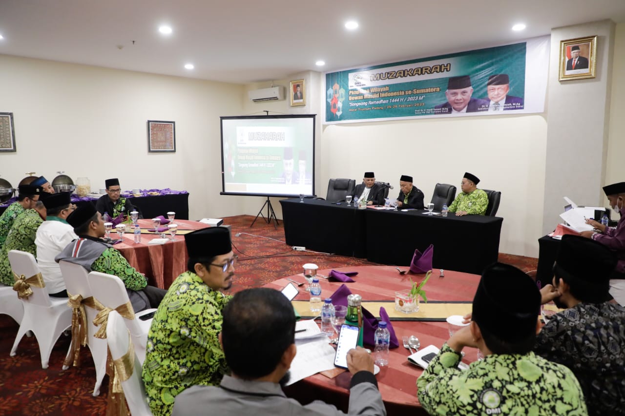 DMI Se-Sumatera Berkomitmen Cegah Masjid Sebagai Sarana Politik Praktis