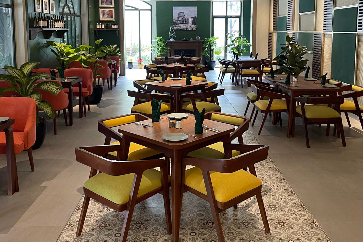 De Margo, restoran makanan khas Italia dan bar, di The Bellezza Permata Hijau, Albergo tower, Jakarta Selatan.