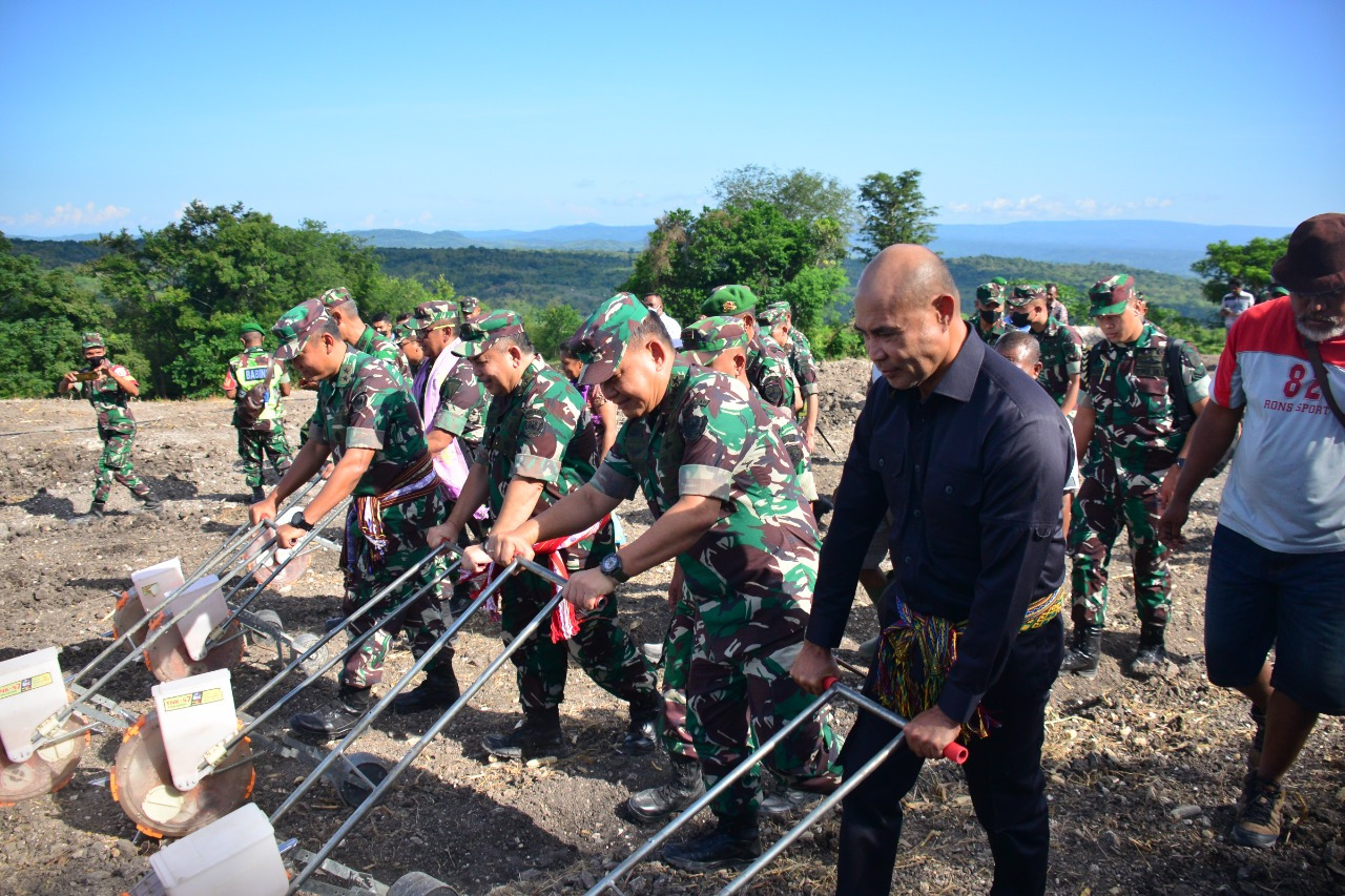 Giat Penanaman Jagung Kasas dukung ketahanan pangan di Desa Silu, Fatuleu, Kupang, Nusa Tenggara Tinur 
