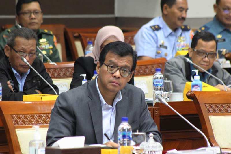 Gubernur Lembaga Pertahan Nasional (Lemhanas) Andi Widjajanto 