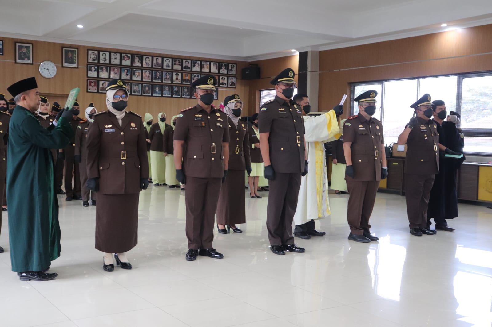 Pelantikan Mohamad Farid Rumdana dilantik sebagai Kepala Kejaksaan Negeri (Kajari) Lampung Utara