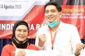 Bupati Indramayu Nina Agustina dan Wakil Bupati Lucky Hakim.