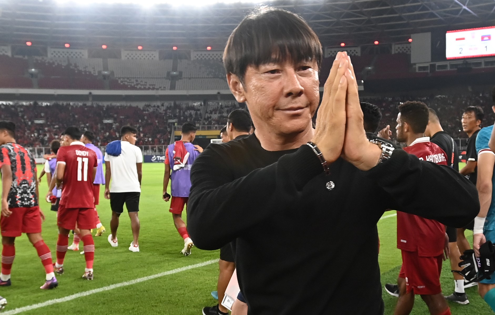 Pelatih Timnas Indonesia Shin Tae-yong.