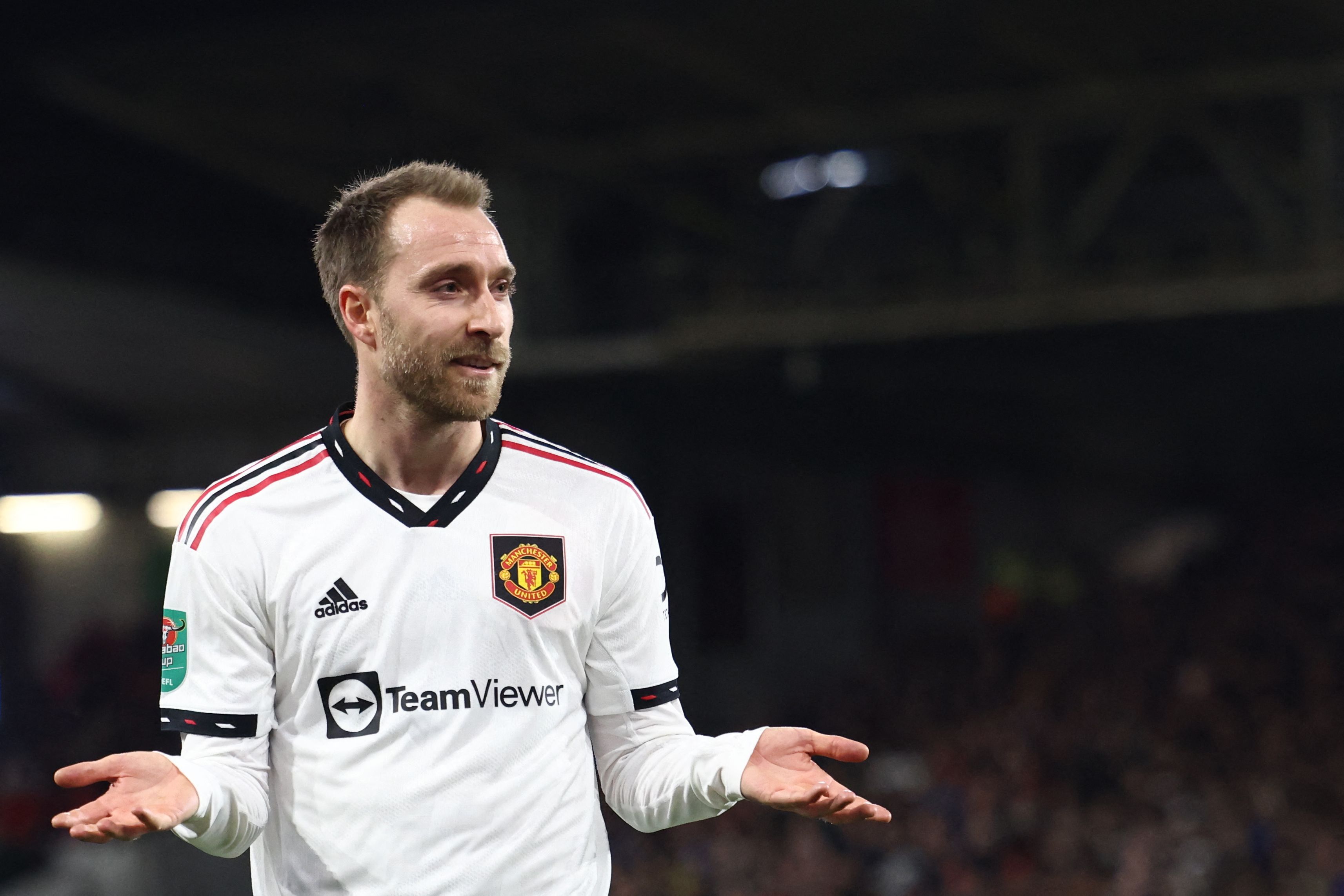Gelandang Manchester United Cristian Eriksen