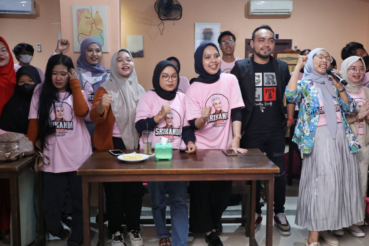  Srikandi Ganjar Jabodetabek menggelar pelatihan bertema Alur dan Pembuatan Film, di Tebet, Jaksel, Senin (20/2/2023).