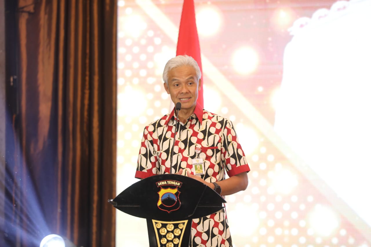 Gubernur Jawa Tengah (Jateng) Ganjar Pranowo.