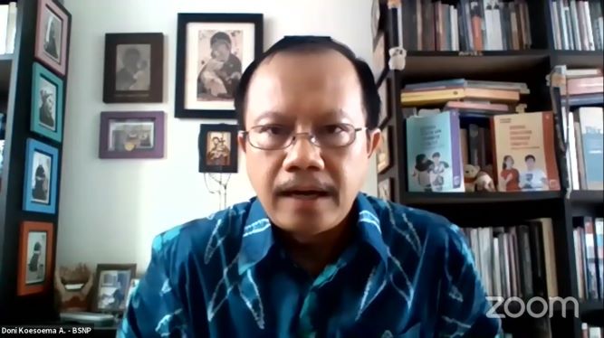 Pemerhhati pendidikan Doni Koesoema