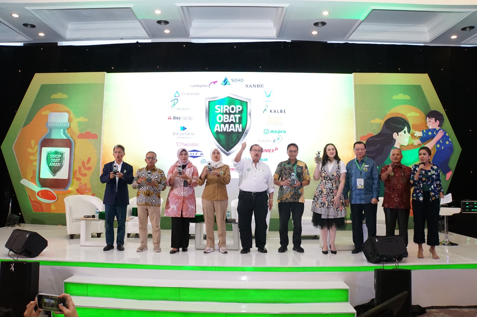 Dialog Interaktif Kesehatan: Sirop Obat Aman Untuk Anak yang diadakan di Royal Kuningan Hotel, Jakarta, pada Selasa (21/3).