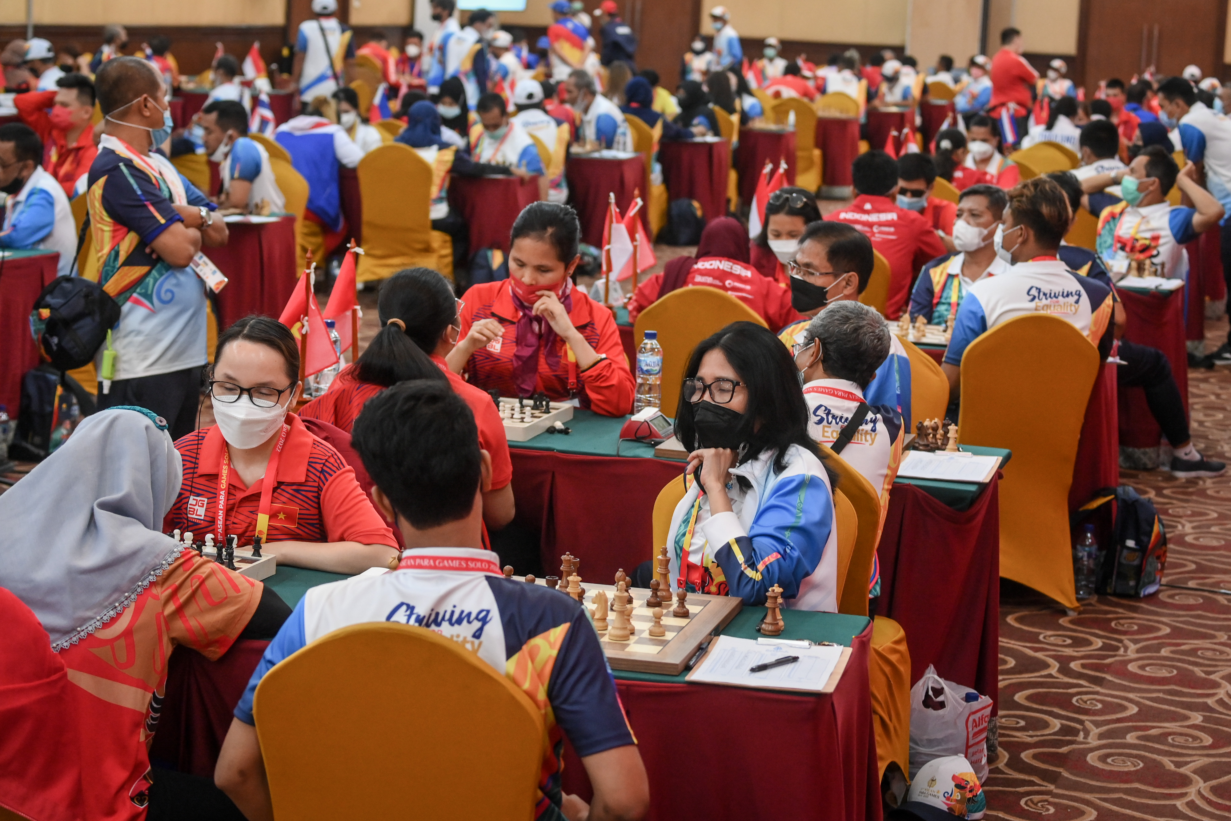 Suasana pertandingan catur