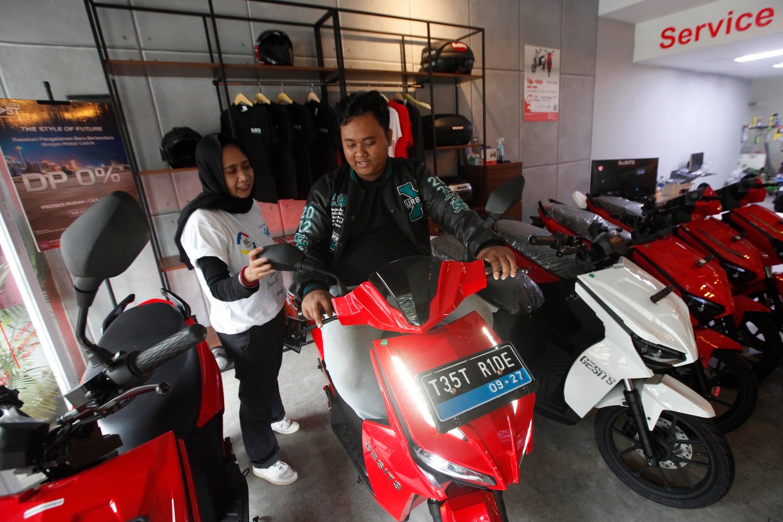 Motor listrik yang diberi subsidi pemerintah
