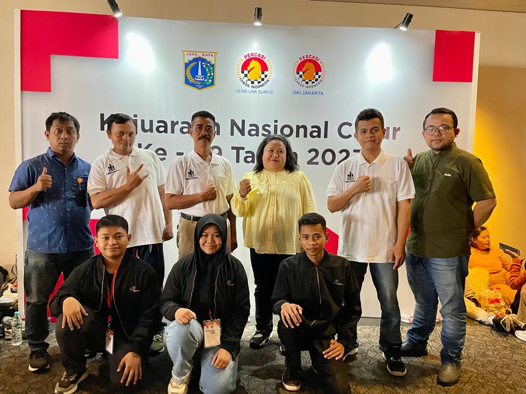 Atlet-atlet catur binaan Japfa berkompetisi di Kejurnas Catur 2023.