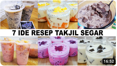 Resep takjil kekinian cocok untuk anak saat berbuka puasa di bulan Ramadan.