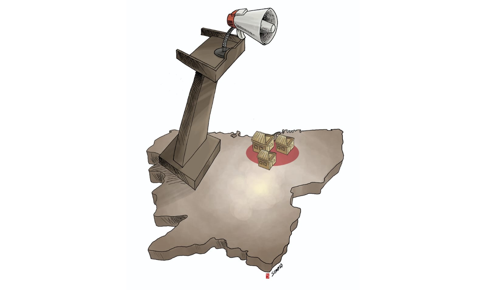 Melayani Warga Negara di Tanah Sengketa 