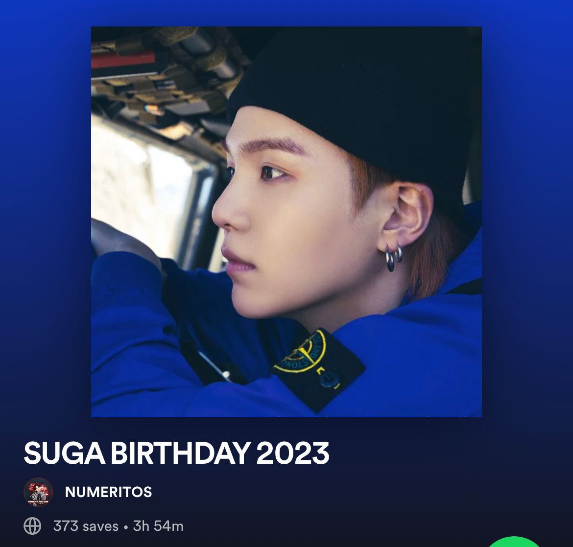 ARMY membuat playlist streaming lagu Suga BTS untuk memperingati ulang tahun Suga ke-30, Kamis (9/3/3023)