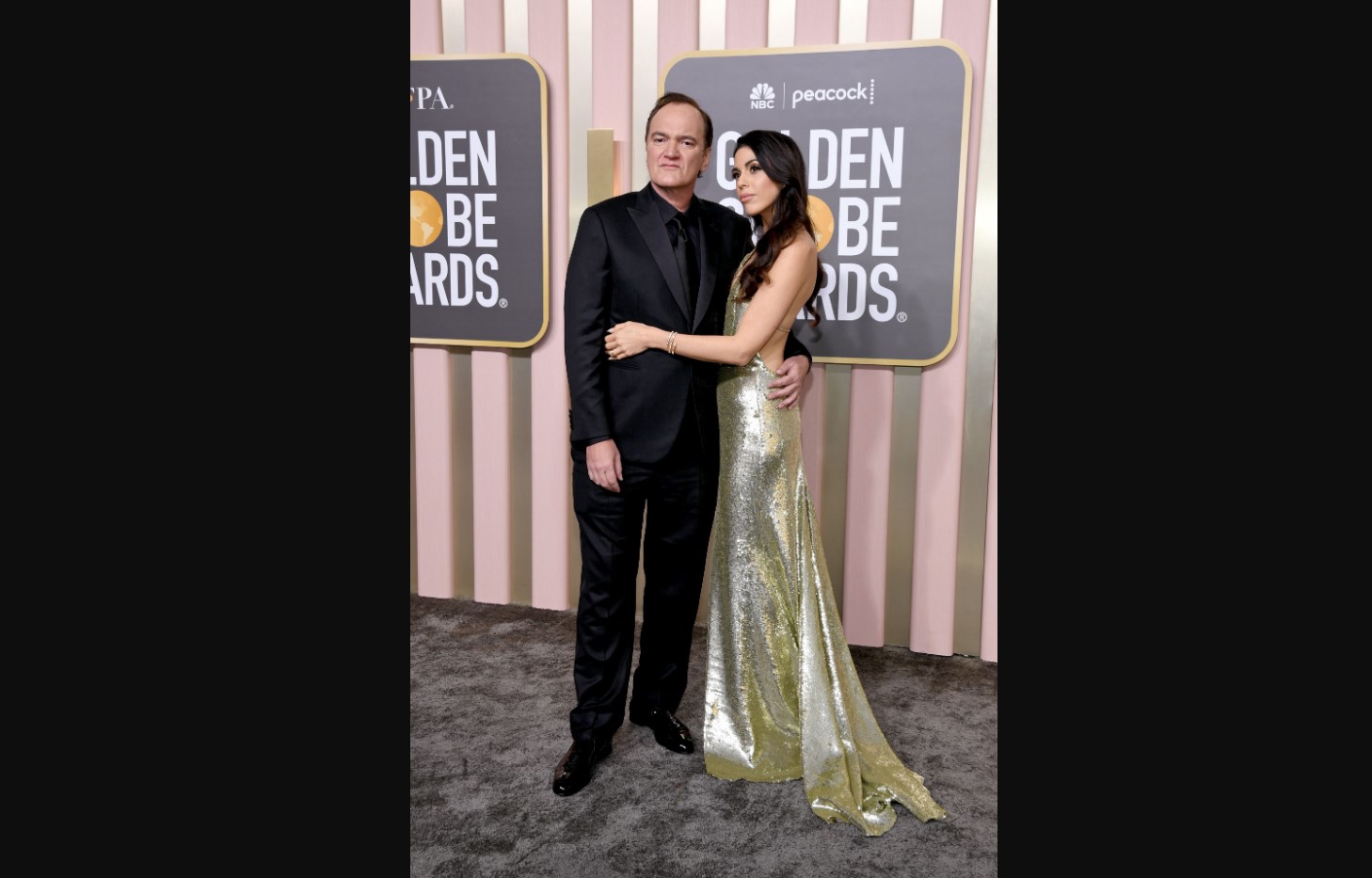 Sutradara Quentin Tarantino (kiri)