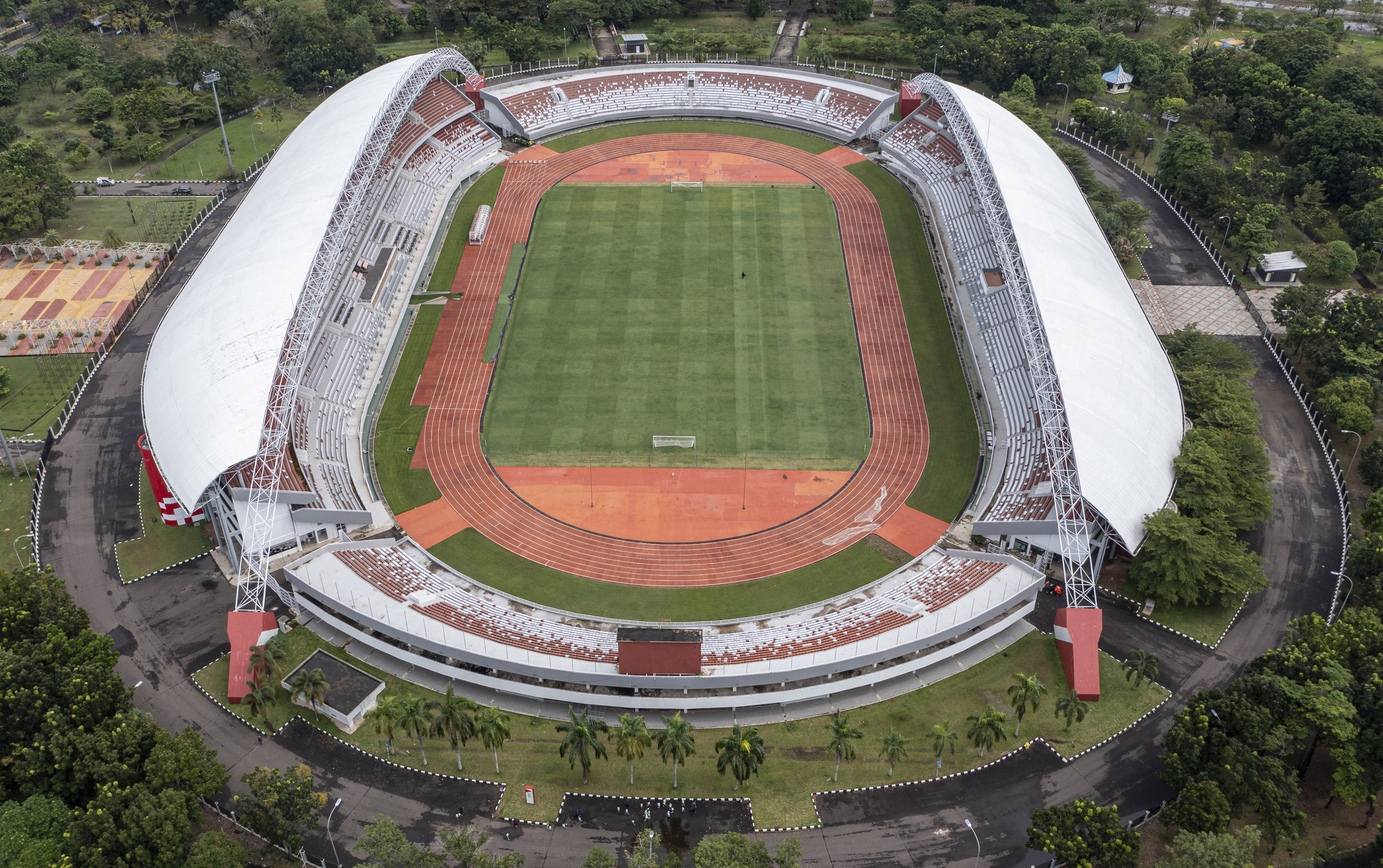 Stadion Gelora Jakabaring di Palembang, Sumsel, salah satu venue untuk Piala Dunia U20