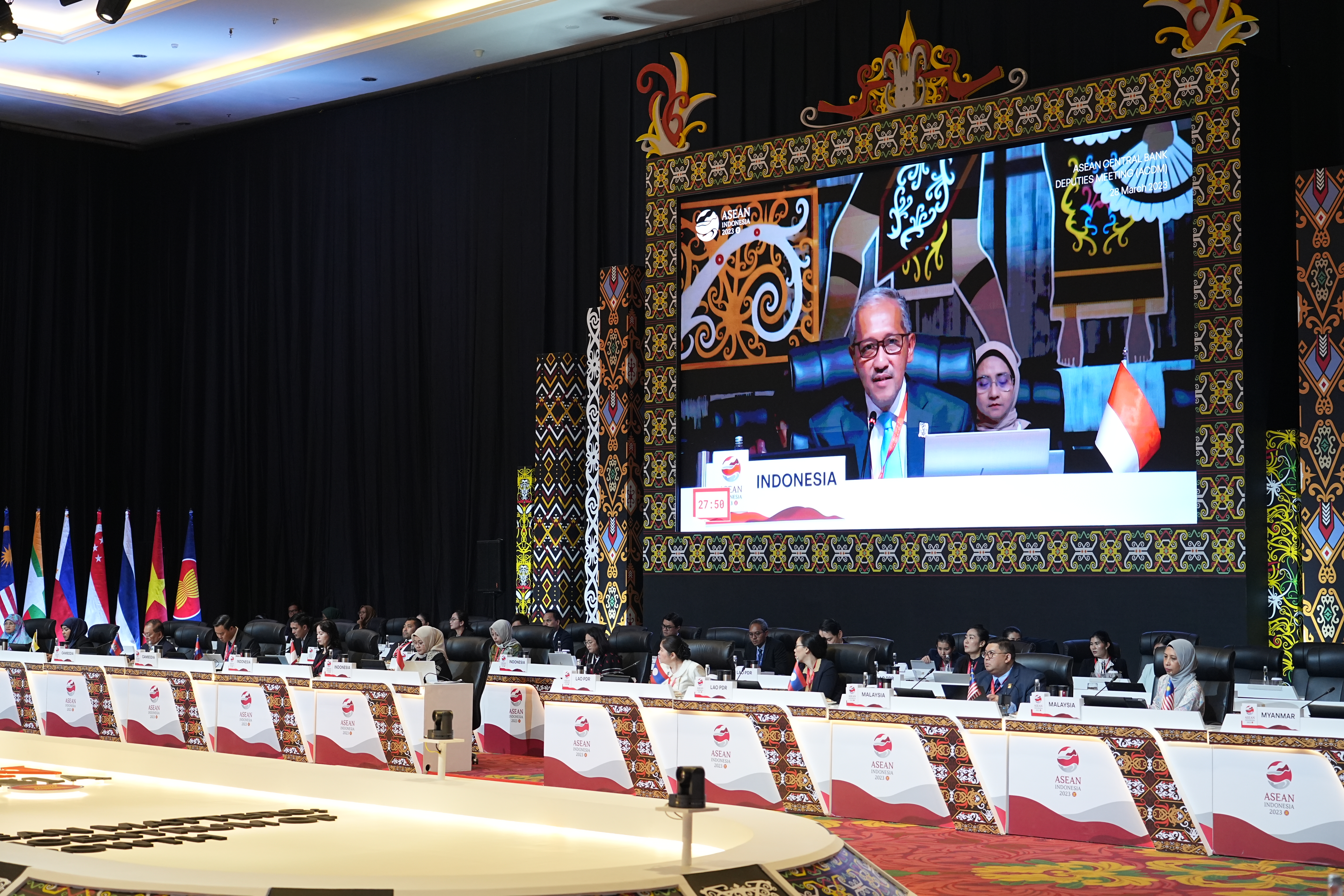 Deputi Gubernur BI Dody Budi Waluyo memimpin pertemuan dalam rangka pertemuan pertama menteri keuangan dan gubernur bank sentral Asean.