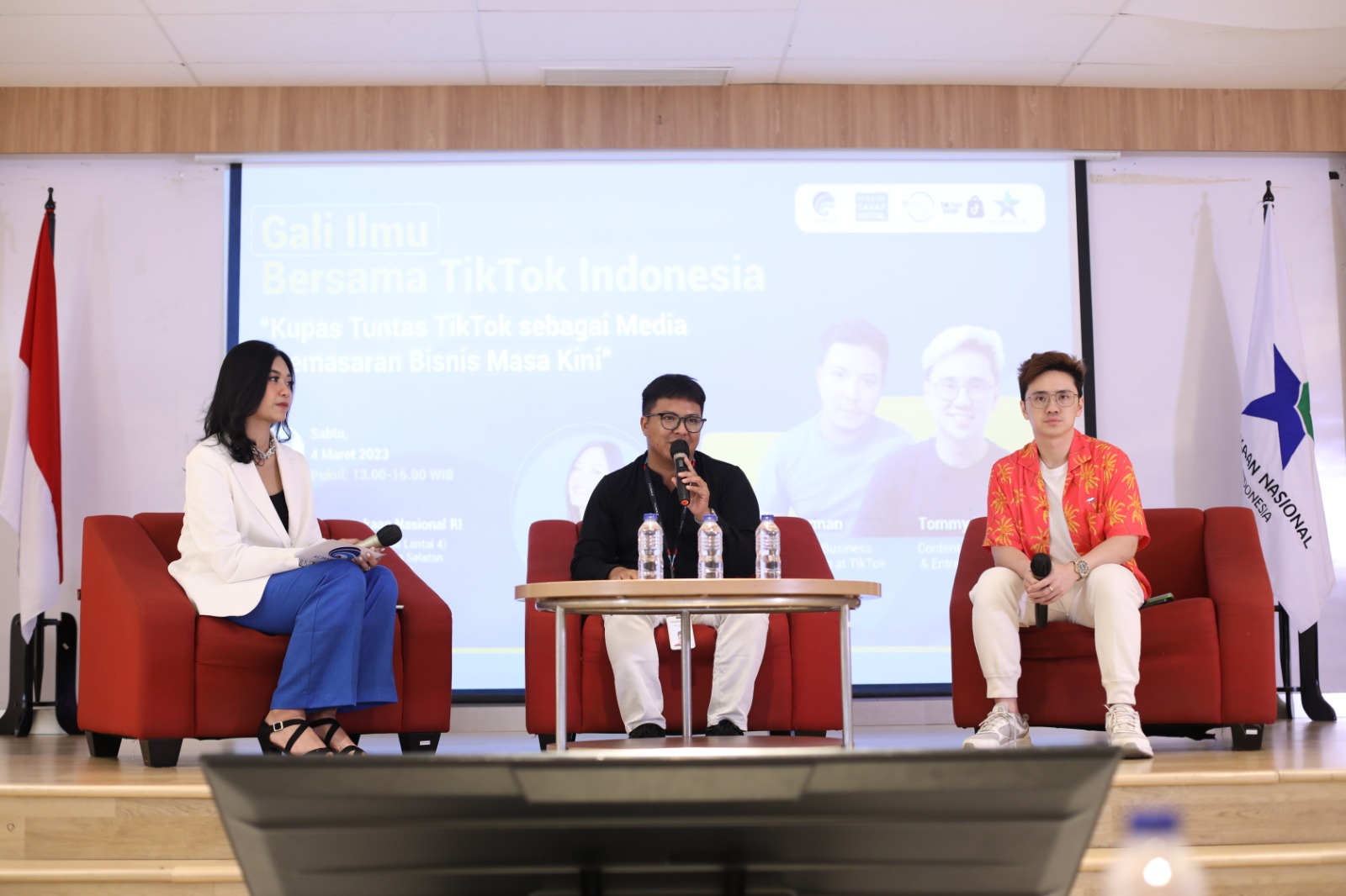 Dirjen Aplikasi Informatika Kementerian Kominfo, Semuel Abrijani Pangerapan di “Kupas Tuntas TikTok sebagai Media Pemasaran Bisnis Masa Kini