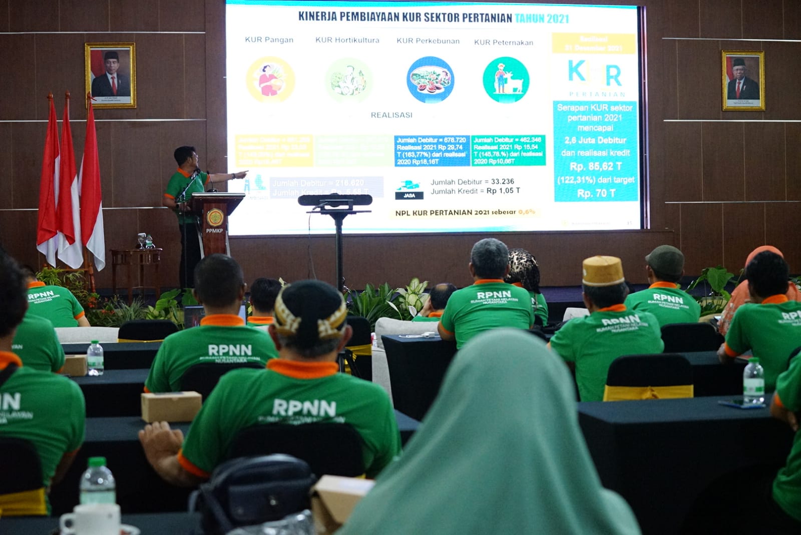 Mentan SYL membuka rapat kerja nasional RPNN di Ciawi, Bogor, Jawa Barat